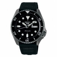 SEIKO 5sport運動潮流機械腕錶/黑色皮帶4R36-07G0X(SRPD65K3)