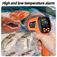 Mestek High Temperature Infrared Thermometer -40~1600 Thermostat LCD Display Hygrometer Thermal Imager Digital Thermometers