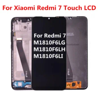 LCD For Xiaomi Redmi 7 LCD Display Touch Screen Digitizer Assembly With Frame Replacement For Xiaomi Redmi 7 LCD Screen 6.26inch