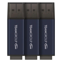 【Team 十銓】TEAM 十銓 C211 128GB 紳士碟 USB 3.2 隨身碟 終身保固三入組