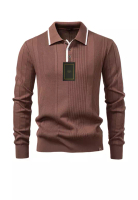 Twenty Eight Shoes 修身針織Polo衫 AX-PSD6119