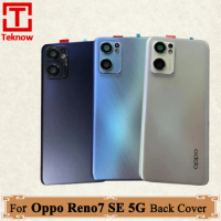 Original Back Battery Cover For Oppo Reno7 SE 5G Back Cover Panel PFCM00 Rear Door Housing Case With Logo Repair Parts Replace