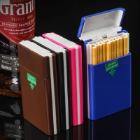 Long Cigarette Box Case Holder Slim Cigarette Cover Plastic Thin Cigarette Case Tobacco Storage Box Gift
