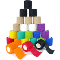 24 rolls Self Adhesive Bandage Wrap Breathable Self Adherent Wrap for People &amp; s Athletic Elastic Cohesive Bandage