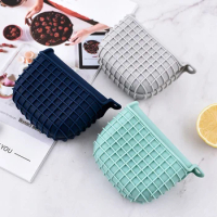 Multi-functional Thickened Silicone Non-slip Heat-resistant Hand Grips Kitchen Oven Steamer Anti-scald Gloves Pick Up Plate Clip
