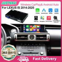 JUSTNAVI Wireless Apple CarPlay Android Auto Smart AI BOX For Lexus IS 2014 2015 2016 2017 2018 2019 2020 HDMI Function