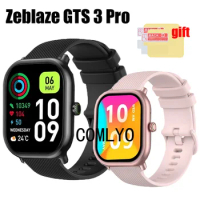 For Zeblaze GTS 3 Pro Strap Smart watch Silicone Bracelet Band Screen Protector Film