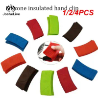 1/2/4PCS Spot Silicone Anti-Scald Pot Handle Cover Non-Slip Pot Ear Clip Sleeves For Frying Cast Iron Skillet Pan Kitchen Tools