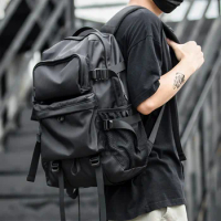 New trend backpack men's anti-theft and waterproof travel backpack college student backpack trendy computer bag