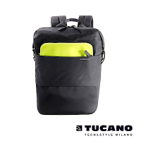 TUCANO MODO 15吋縱橫當代附防雨衣商務後背包(適用16吋)-黑