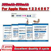 500mAh 616-0407 616-0639 616-0640 Battery For Apple iPod Nano 1 2 3 3rd 4 4th 5 5th 6 7 7th Gen A1446 Battery MB903LL/A 8GB 16GB