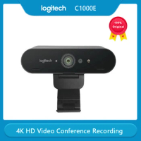Logitech BRIO C1000e 4K HD Webcam Video Conference Streaming Recording Computer Peripherals For Pc