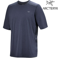 Arcteryx 始祖鳥 Cormac 男款 快乾短袖圓領衫/排汗T恤 X000007664 Black Sapphire Heather 雜黑寶石