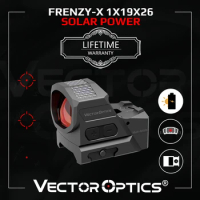 Vector Optics Frenzy-X 1x19x26 Multi-Reticle Red Dot Sight RMR Footprint With Motion Sensor&amp;Solar Power For Glock Taurus Pistol