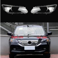 Car Headlight Cover Car Headlamp Lens For Honda Accord 2014-2015 Plastic Headlamp Lens Transparent Lampshades Shell Glass