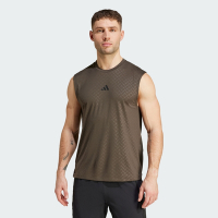 adidas 愛迪達 背心 男款 運動背心 慢跑 POWER TANK 棕 JD8457