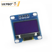LILYGO® TTGO 0.96 Inch OLED White Color Text Display Module 128*64 LCD Display I2C 0.96 Iic Serial 128x64 For T-BEAM and T-SIM