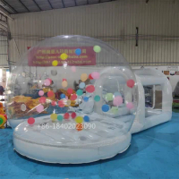 Outdoor Giant Transparent Inflatable Crystal Igloo Dome Bubble Tent Bubble Bouncy House