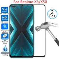 tempered glass case for realme x3 superzoom x50 x50m 5g cover on realmi x 3 50 3x 50x phone coque reame relme ralme real me mi