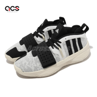 adidas 籃球鞋 DAME 8 EXTPLY 男鞋 白 黑 緩震 里拉得 愛迪達 ID5678