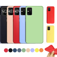 Nice Soft Cover For OPPO Realme 7 Pro Case Black Blue Red Green Purple Pink Yellow Protect Silicone Case For Realme 7 PRO Cover