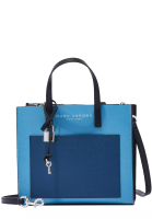 Marc Jacobs Marc Jacobs Mini Grind Colorblock Leather Tote Bag in Blue Heaven Multi M0016132