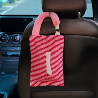 車載垃圾桶汽車座椅收納置物桶掛式多功能車內用垃圾桶卡通紙巾盒