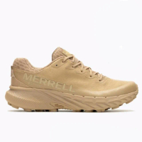 【MERRELL】男 AGILITY PEAK 5 TACTICAL GTX 輕量越野健行鞋.登山鞋.戶外休閒運動鞋(ML005765 狼棕色)
