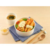 【YAYOI彌生軒】南蠻炸雞拼炸蝦丼(單點) Nanban Deep-Fried Chicken and Deep-Fried Shrimp Donburi_限南港車站自取