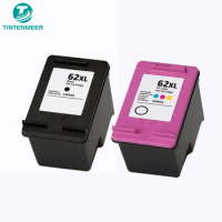TINTENMEER PREMIUM QUALITY INK CARTRIDGE 62 62XL COMPATIBLE FOR HP HP62 HP62XL OFFICEJET 5744 5745 5746 8040 8045 PRINTER
