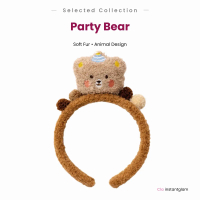 Party Bear Headband Aksesoris Rambut Wanita Bando 3D Dango Bear | CLA