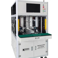 Fully automatic double sided cylindrical 18650 26650 21700 32650 lithium battery spot welding machine battery spot welder