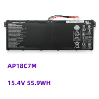 New AP18C7M 4ICP5/57/79 Laptop Battery For Acer SP513-54N SF313-52 Swift 5 SF514-54G 15.4V 55.9WH