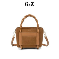 Tas Wanita Clarissa Bag Selempang HandBag SlingBag Tali Panjang Bisa diatur Mewah Brown