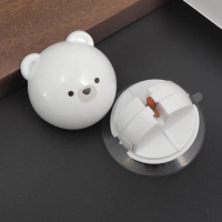 日本進口白熊吸盤式附蓋磨刀架-2入組(磨刀架)
