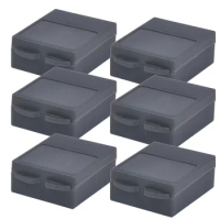 6PCS Battery Protective Storage Box Case for GoPro Hero 9 Plastic Protector Cover Camera Accessories