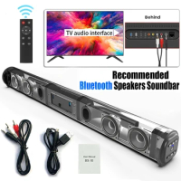 Soundbar Blaster Bluetooth Speaker Desktop Home TV Outdoor Super Power Sound TV Projector Subwoofer Portable Sound Bar BS-10 New