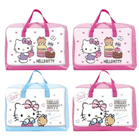 小禮堂 Hello Kitty 尼龍手提棉被袋  (4款隨機) 4711299-202940