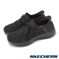Skechers 休閒鞋 Ultra Flex 3.0 SR Slip Ins 女鞋 黑 避震 套入式 全黑 工作鞋 108156BLK