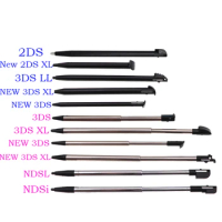 1pcs Metal Telescopic Stylus Plastic Stylus Touch Screen Pen for 2DS 3DS New 2DS LL XL New 3DS XL For NDSL DS Lite NDSi NDS Wii