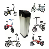 48V 15Ah Bottom Discharge electric bike bicycle 48V lithium battery silver fish ebike battery Electric Bicycle