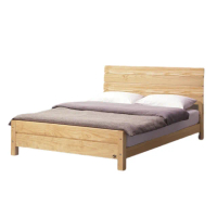 【MUNA 家居】威爾5尺松木雙人床(雙人床 床架 床台)