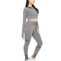 Setelan baju olahraga wanita setelan senam leging senam crop senam Sport