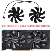 2Pcs/Set,XY-D09015B,Video Cards Fan Cooling,For Kllisre RTX 2060 SUPER 8GB GDDR6,For Kllisre RTX3080 RTX 3080 10GB GDDR6X