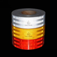 Reflective Warning Tape Waterproof Outdoor Self-Adhesive Safety Sticker for Car Truck Bike Boat