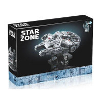 BELA Millennium Falcon 75375 | Mainan Blok Kapal Angkasa Star Wars | Model Paparan Menarik untuk Kol