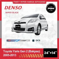 Wiper Toyota Yaris Bakpao Denso 24"+14" (2pcs)