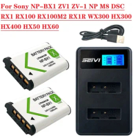 Np bx1 NP-BX1 Rechargeable Battery + USB Charger for Sony ZV1 ZV-1 NP M8 DSC RX1 RX100 RX100M2 RX1R WX300 HX300 HX400 HX50 HX60