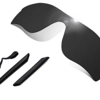 Glintbay Polarized Lenses Replacement and Rubber Nosepads and Earsocks for Oakley RadarLock Path Sunglasses-Multiple Colors