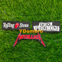 Patch Bet Logo Emblem Bordir Band Metallica Rollingstone Sex Pistols